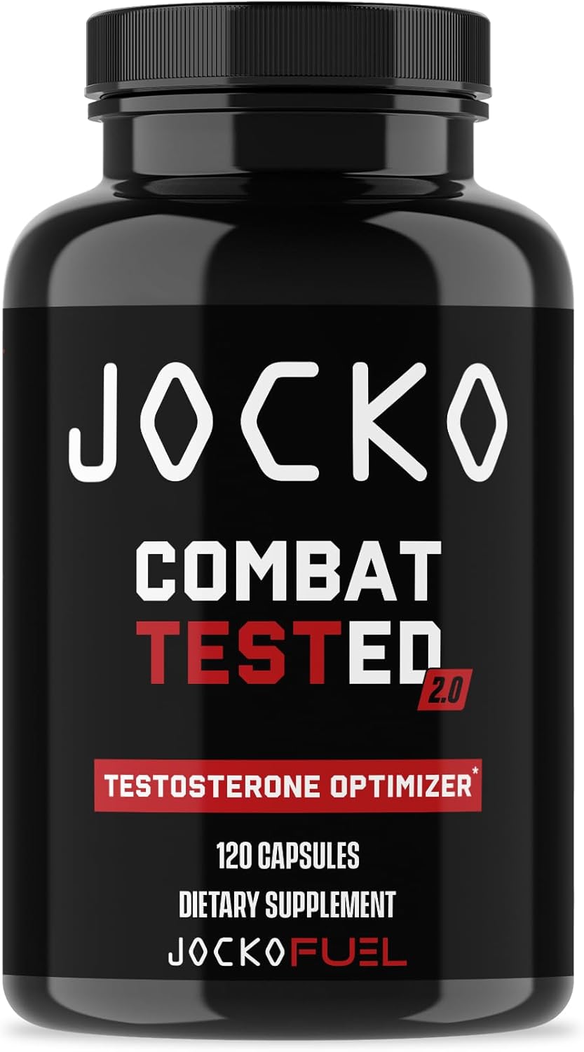 Jocko Fuel Test Booster for Men - Natural Endurance, Stamina, & Strength Booster