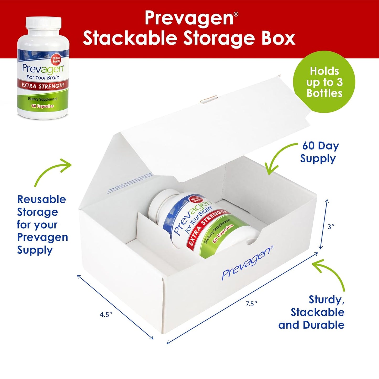 Prevagen Extra Strength 20mg, 60 Capsules |1 Pack