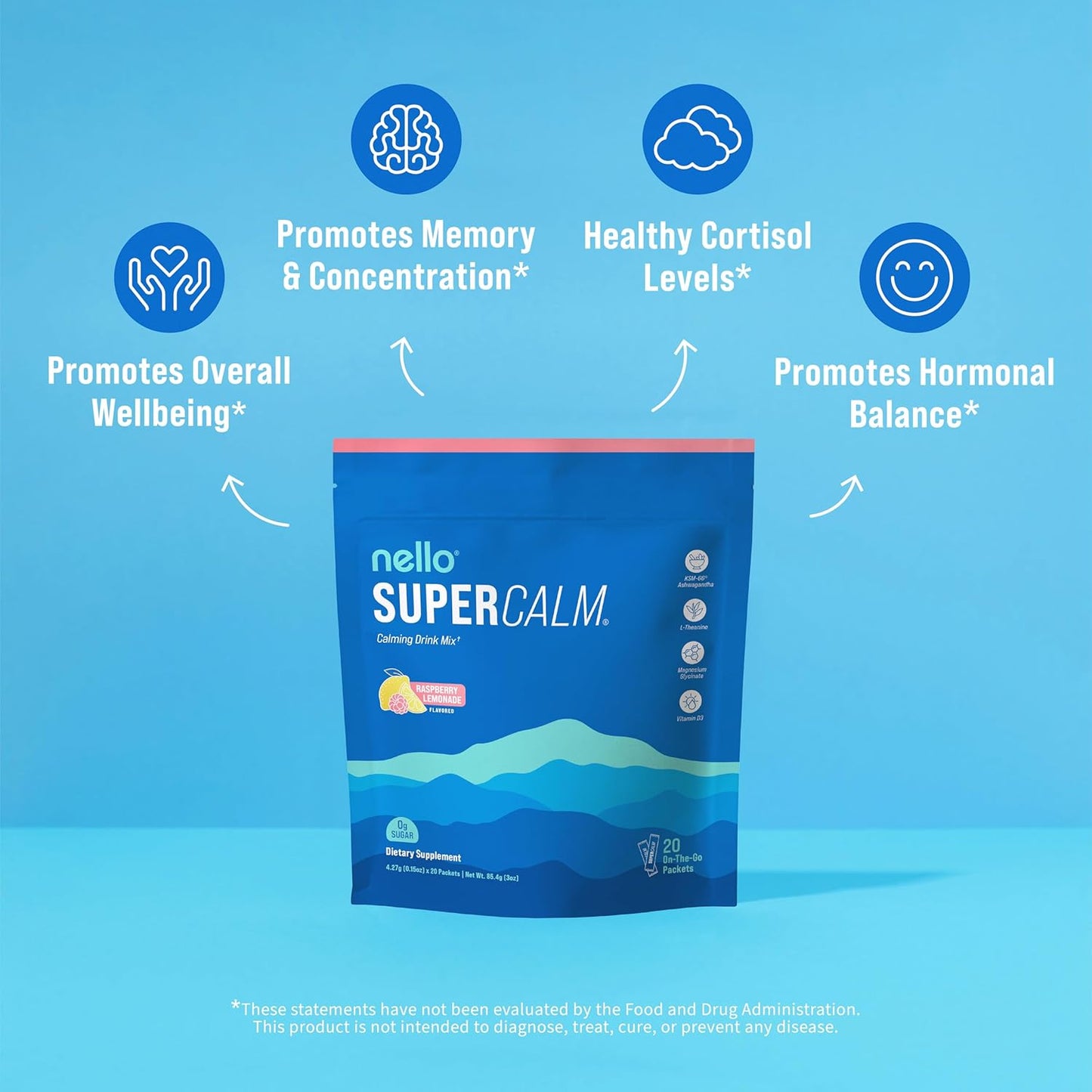 Nello Super calm Powdered Drink Mix