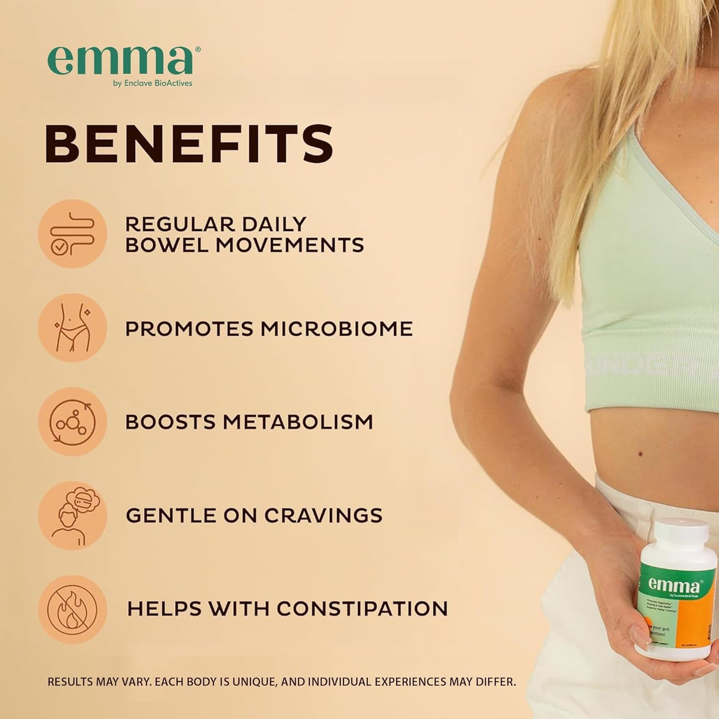 Emma Gut Health Doctors Endorsed Supplement - 60 Capsules