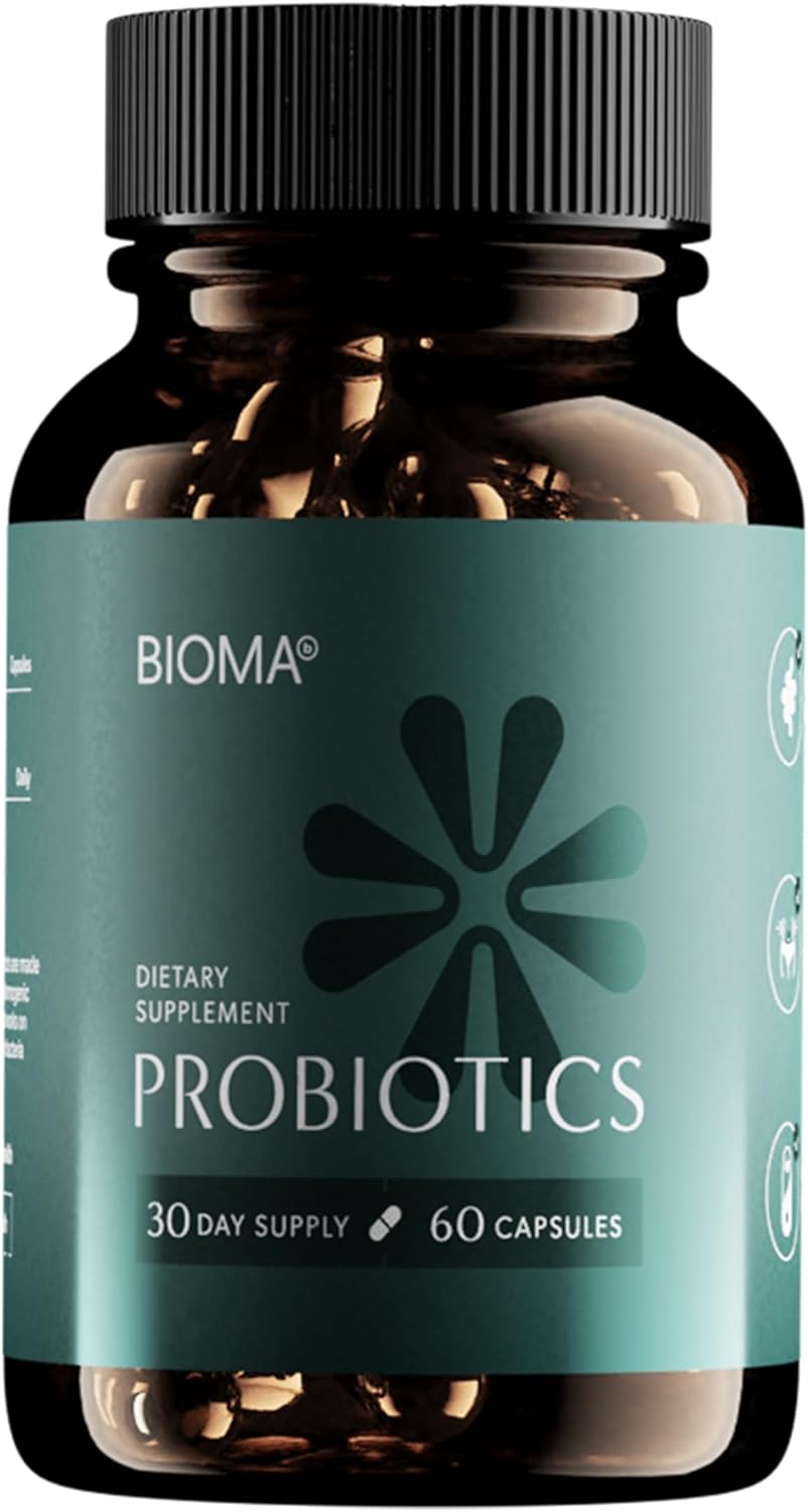 BIOMA Probiotics for Weight Management &amp; Digestive Health, 3 in 1 Gut Health Probiotics  (60 Caps)