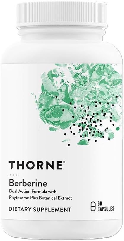 THORNE - Berberine - Dual Action Formula with Phytosome Plus Botanical Extract - 60 Capsules - 30 Servings
