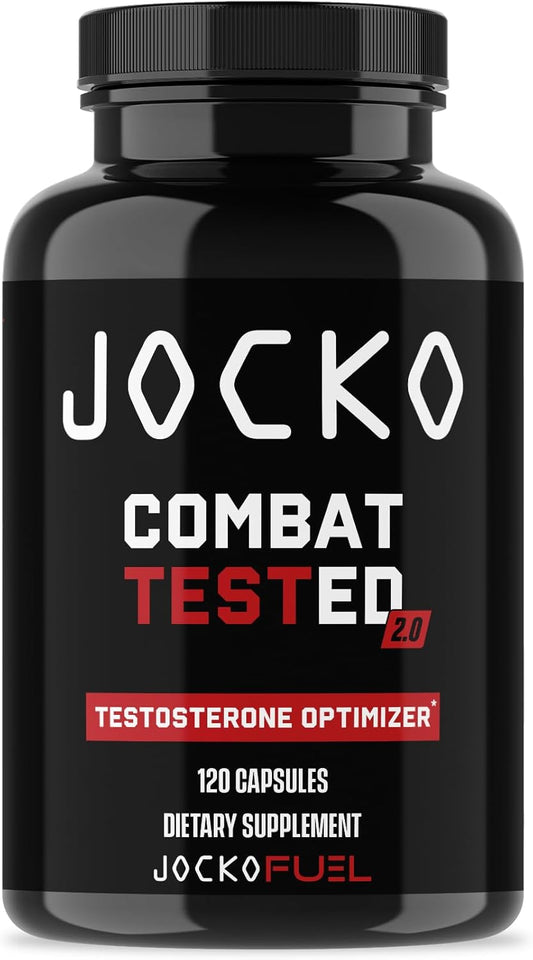 Jocko Fuel Test Booster for Men - Natural Endurance, Stamina, & Strength Booster