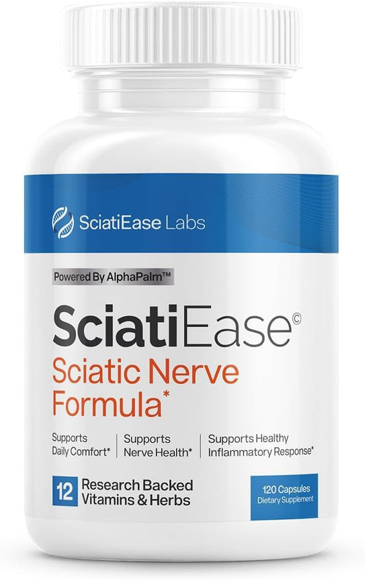 Sciatic Nerve Health Support Supplement - 120 Capsules