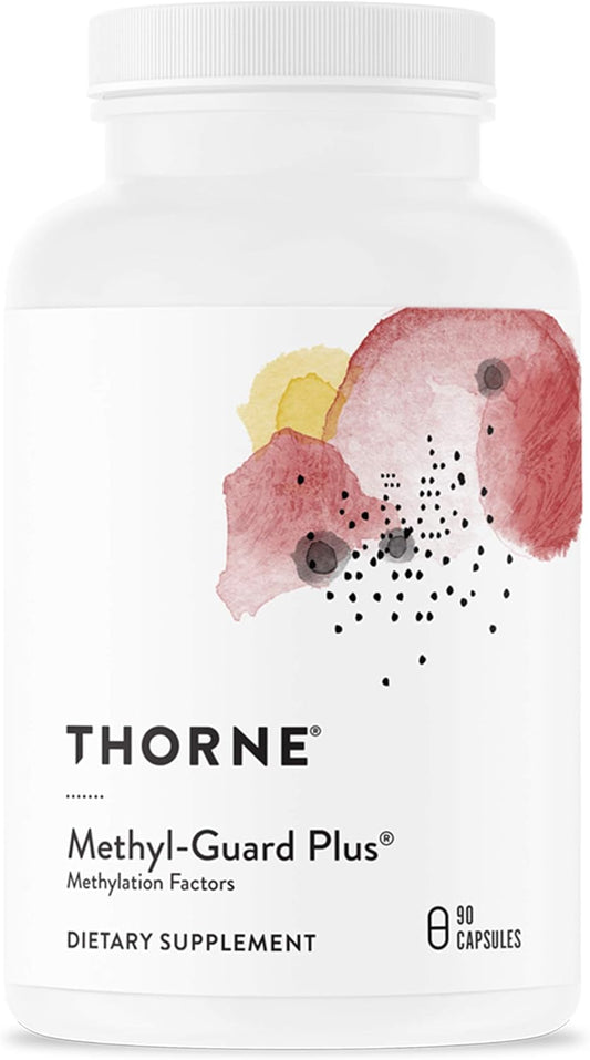 THORNE - Methyl-Guard Plus - Active folate (5-MTHF) with Vitamins B2, B6 & B12  - Gluten, Dairy &amp; Soy-Free - 90 Capsules