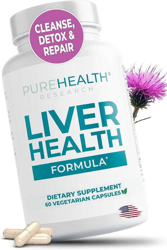 Liver Health – Liver Cleanse Detox &amp; RepairHealthy Liver Renew with 11 Natural Nutrients, 30 Days Supply