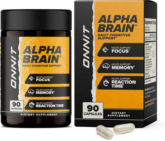 ONNIT Alpha Brain Nootropic Brain Supplement for Men &amp; Women