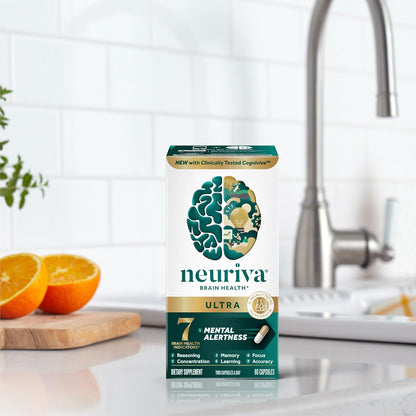 NEURIVA Ultra Decaffeinated Clinically Tested Nootropic Brain Supplement