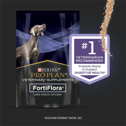 Purina Pro Plan Veterinary Supplements FortiFlora Dog Probiotic Supplement - 30 ct. Box