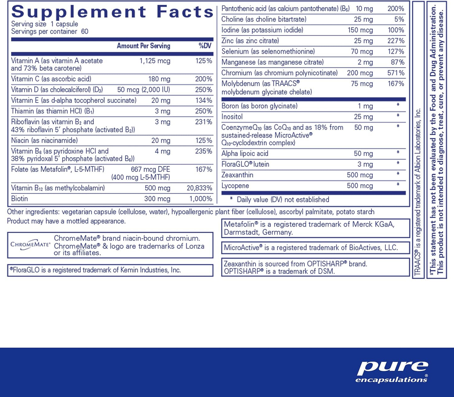 Pure Encapsulations O.N.E. Multivitamin