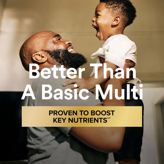 GNC Mega Men Multivitamin Caplets, Clinically Proven to Feel Better