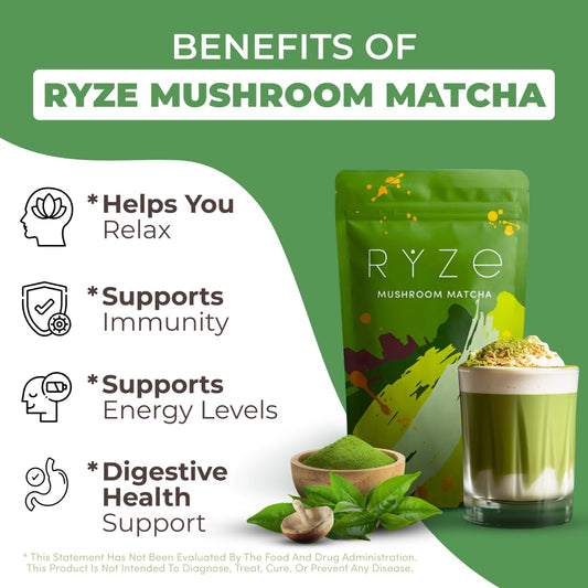 RYZE SUPERFOODS Mushroom Matcha