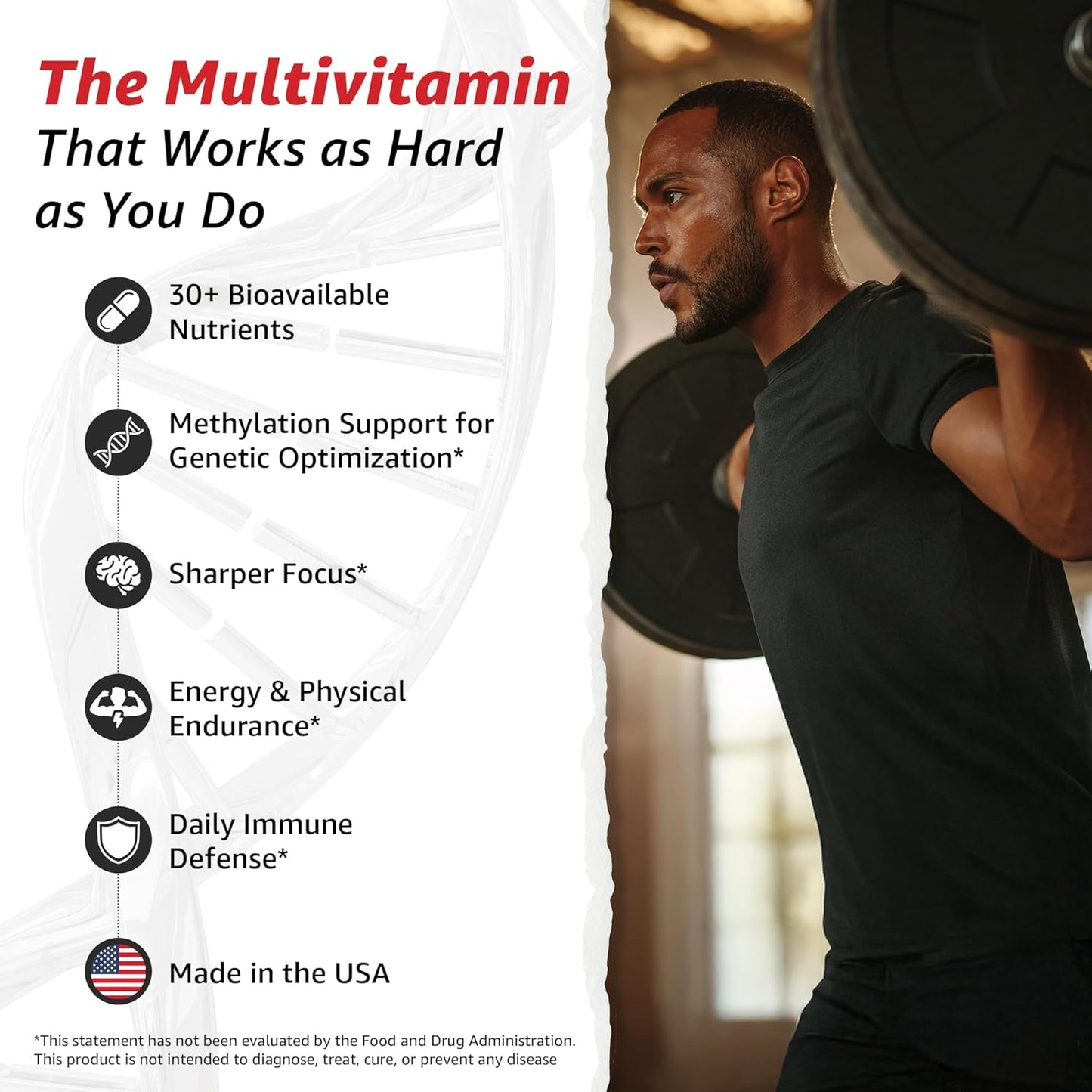 10X Health Optimize Methylated Multivitamin for Men &amp; Women - 90 Capsules