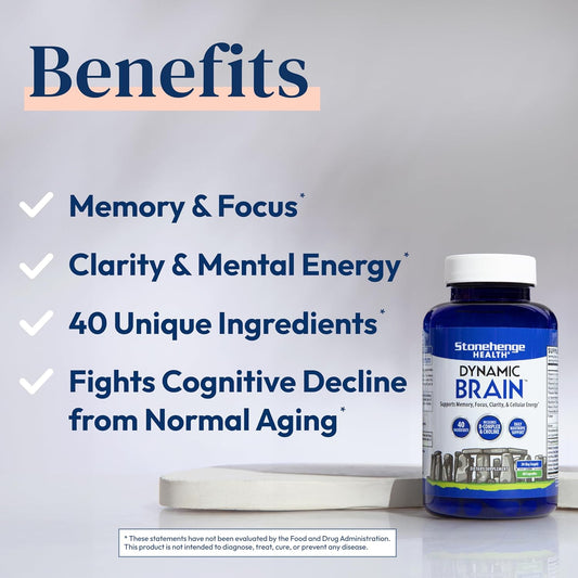Stonehenge Health Dynamic Brain Supplement - 60 Count
