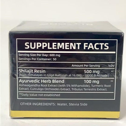 Pure Himalayan Shilajit Gummies  With Ashwagandha, Gokshura  Other Herbs L Noadded Sugar L 60 Chewables Edible Supplement