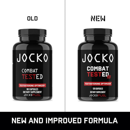 Jocko Fuel Test Booster for Men - Natural Endurance, Stamina, & Strength Booster