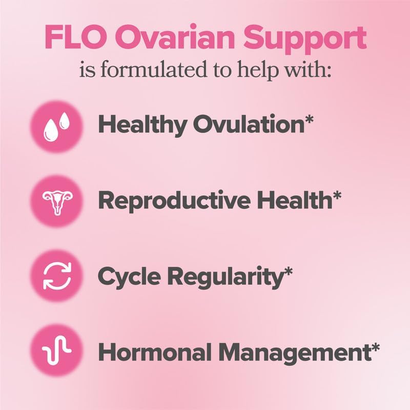 O Positive FLO Ovarian Health Support - Hormone Balance for Women