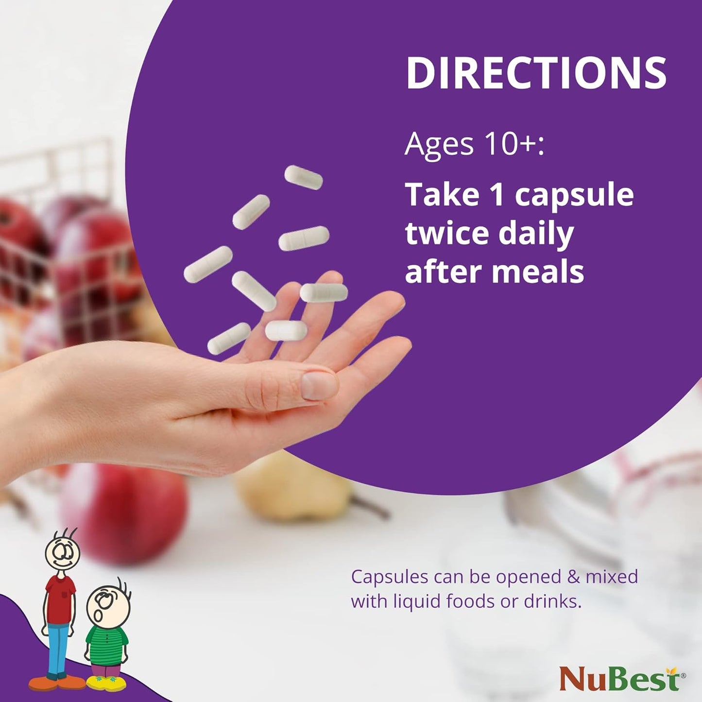 NuBest Tall 10+ Premium Bone Strength Formula | 60 Capsules | 1 Month Supply