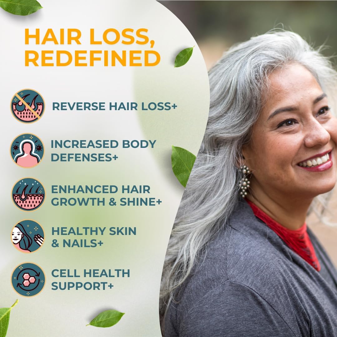 Vital Hair Complex – Biotin &amp; Vitamin B Hair Vitamins for Women &amp; Men