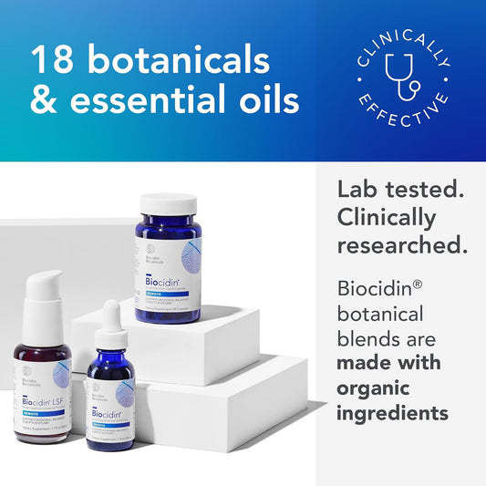 Biocidin Capsules - Biofilm Disruptor - Supports Gut Detox Cleanse, Healthy Microbial Balance, Immune Function &amp; Gut Health (90 Capsules)
