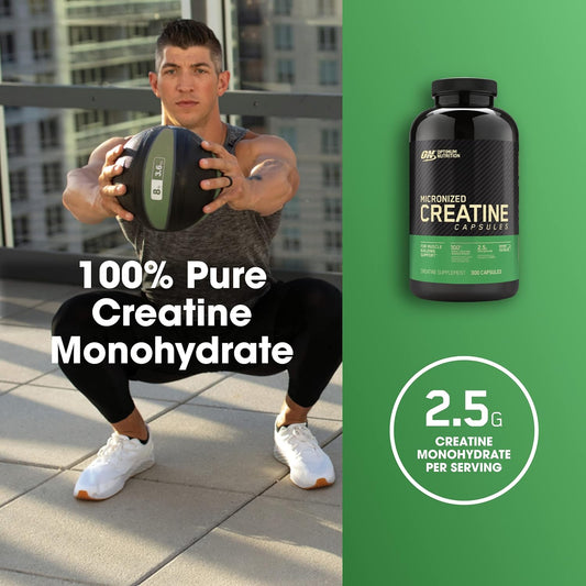 Optimum Nutrition Micronized Creatine Monohydrate Capsules