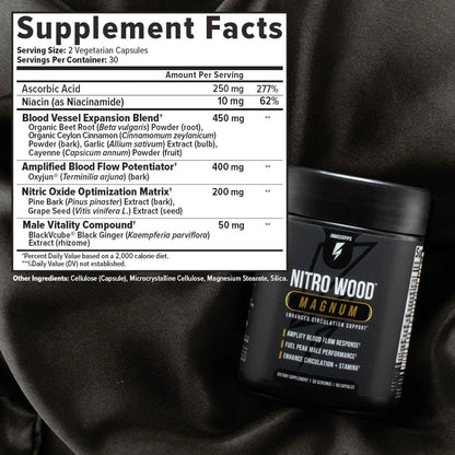 InnoSupps Nitro Wood Magnum Circulation Support 60 Capsules