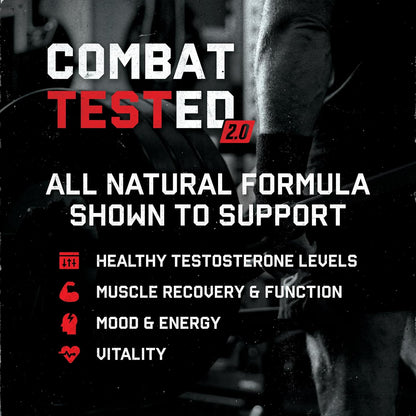 Jocko Fuel Test Booster for Men - Natural Endurance, Stamina, & Strength Booster