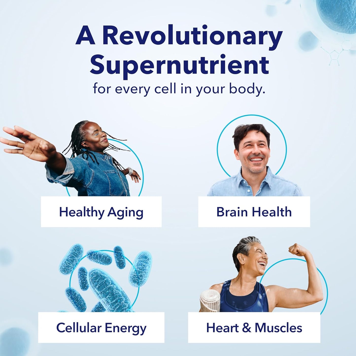 TRU NIAGEN Patented NAD+ Supplement for Anti Aging and Cell Regeneration, 300 mg Niagen, 90 Servings | 1 Bottle