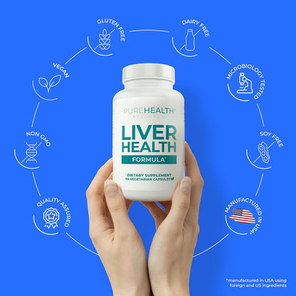 Liver Health – Liver Cleanse Detox &amp; RepairHealthy Liver Renew with 11 Natural Nutrients, 30 Days Supply