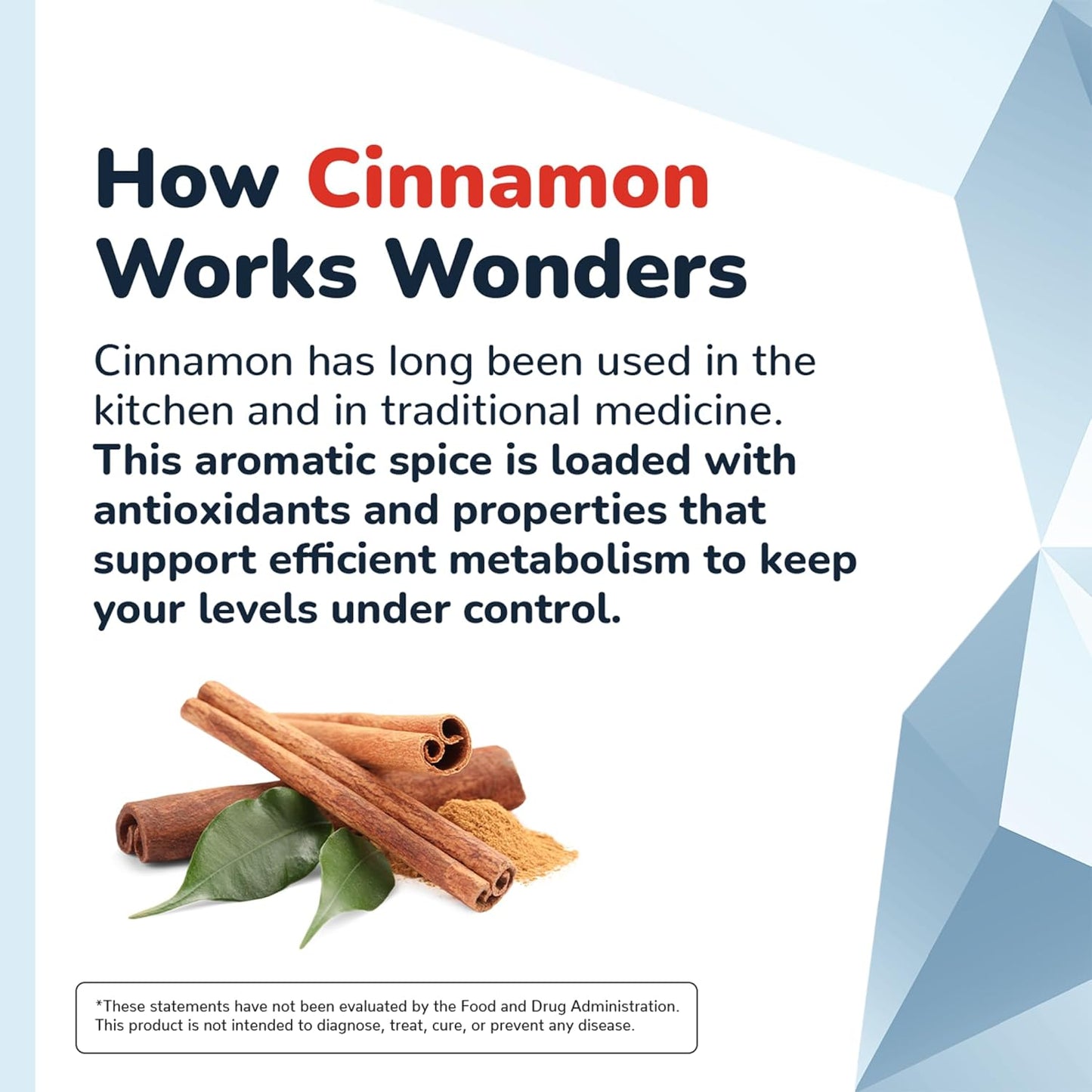 CinnaChroma Capsules - Cinnamon Supplements - Natural Sugar Blocker - 30 Capsules, 1 Month Supply
