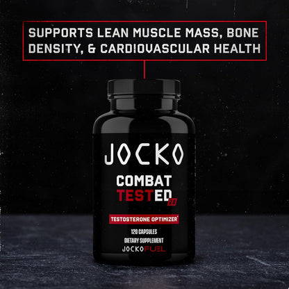 Jocko Fuel Test Booster for Men - Natural Endurance, Stamina, & Strength Booster
