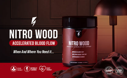 InnoSupps Nitro Wood - Supports Healthy Blood Flow  (60 Vegetarian Capsules)