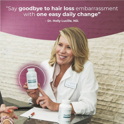 ReGrow Hair Growth Vitamins with Biotin, Hair Supplement by PureHealth Research