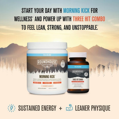 ROUNDHOUSE PROVISION Morning Kick (3 Pack, Strawberry Lemonade)