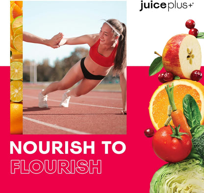 Juice Plus+ Fruit &amp; Vegetable Blend - Fruit and Vegetable Supplement  - 2 Bottles (120 Capsules Each)