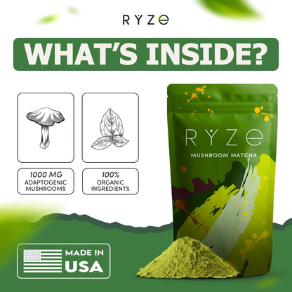 RYZE SUPERFOODS Mushroom Matcha