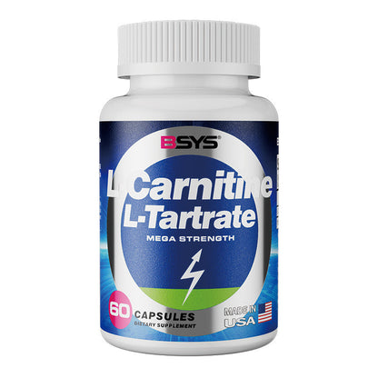BSYS L-Carnitine L-Tartrate 60 Counts Capsules