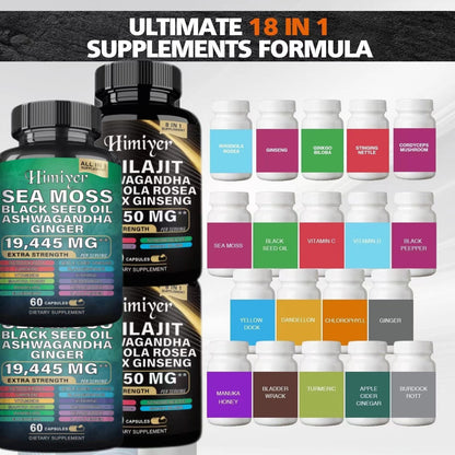Himiyer Sea Moss & Shilajeet Collection Set