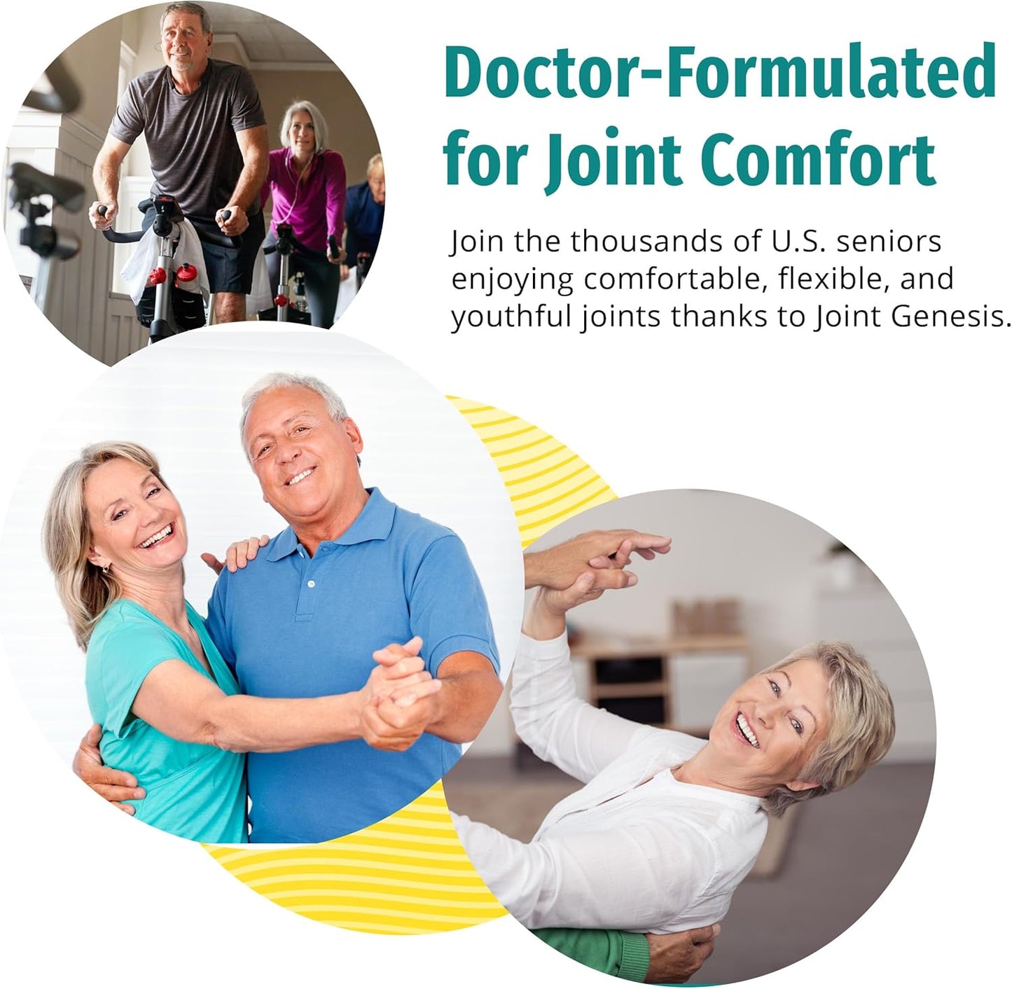 Joint Genesis, Joint Support Formula, Promotes Joint Function, Comfort, and Flexibility, 30-Day Supply
