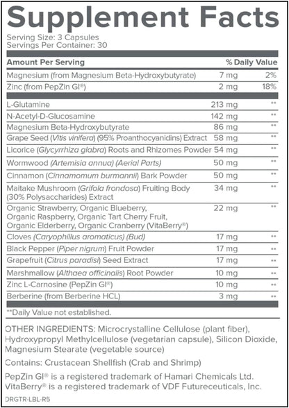 Gundry MD Total Restore Gut Lining, Digestive Supplement Support for Women and Men, 90 Capsules