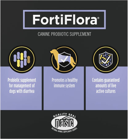 Purina Pro Plan Veterinary Supplements FortiFlora Dog Probiotic Supplement - 30 ct. Box