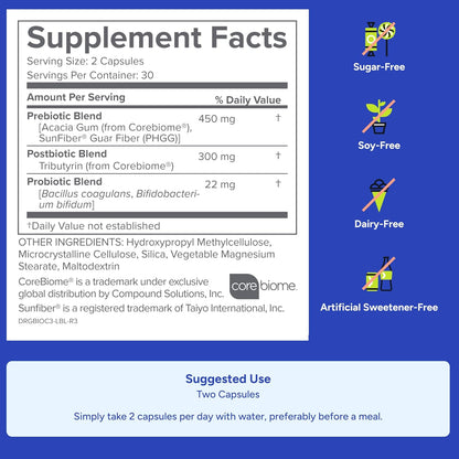 Gundry MD® Bio Complete 3, 3-in-1 Probiotics for Gut Health 30 Day Supply