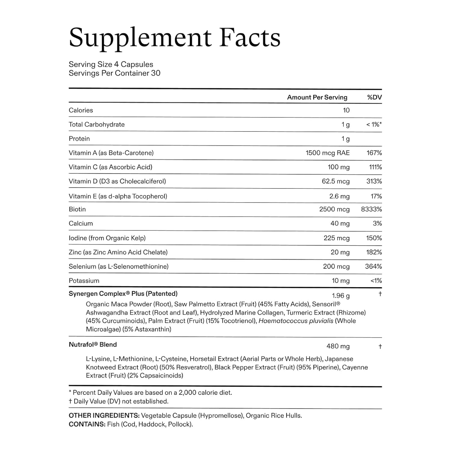 Nutrafol Women's Hair Growth Supplements, Ages 18-44