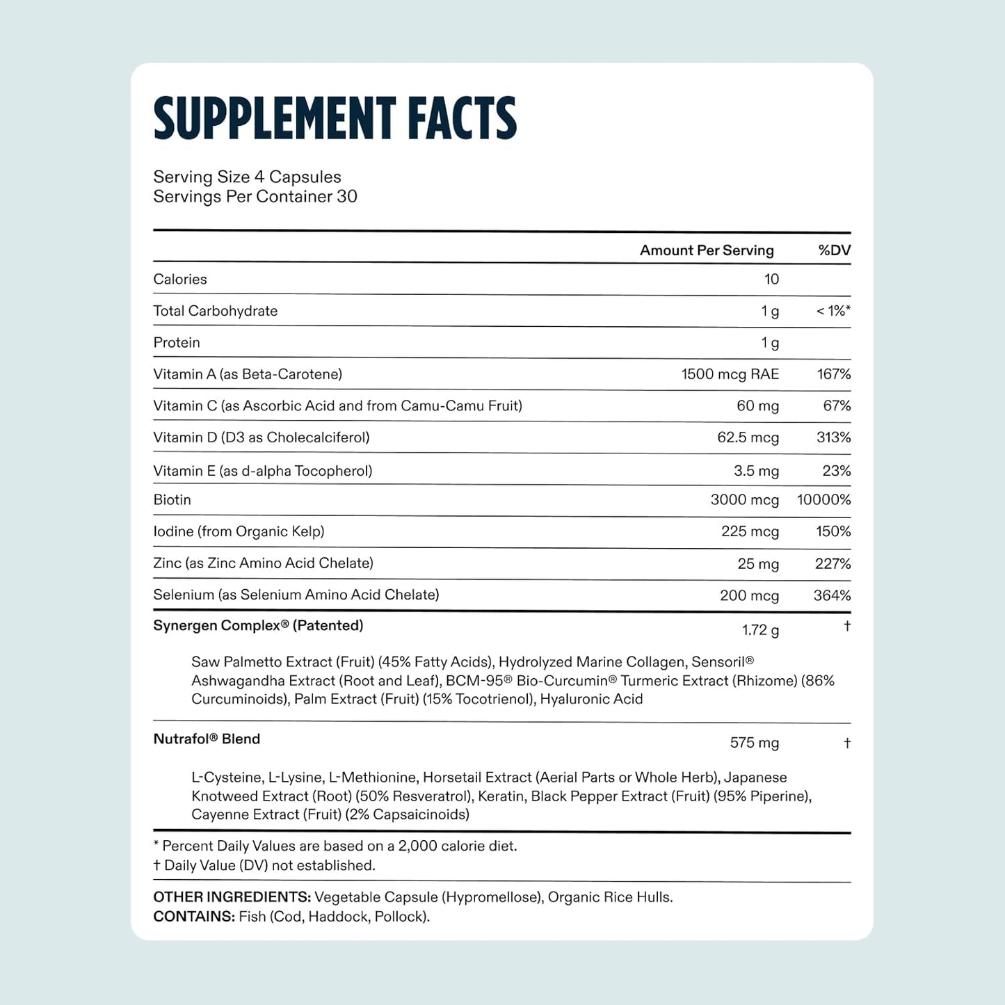 Nutrafol Men's Hair Growth Supplements