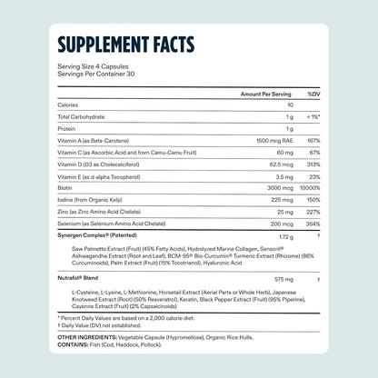 Nutrafol Men's Hair Growth Supplements