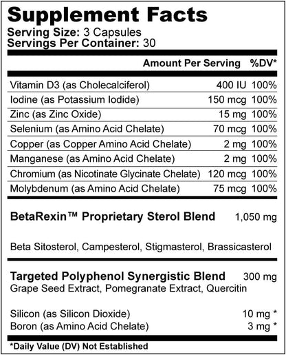 Multiphase Prostate Supplement End Nighttime Bathroom Trips, Urgency, & More. 90 Capsules