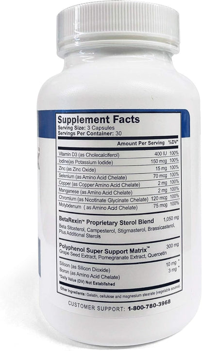 Multiphase Prostate Supplement End Nighttime Bathroom Trips, Urgency, & More. 90 Capsules