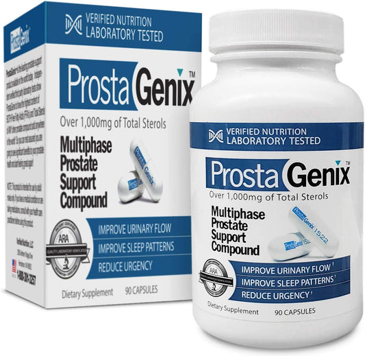 Multiphase Prostate Supplement End Nighttime Bathroom Trips, Urgency, & More. 90 Capsules