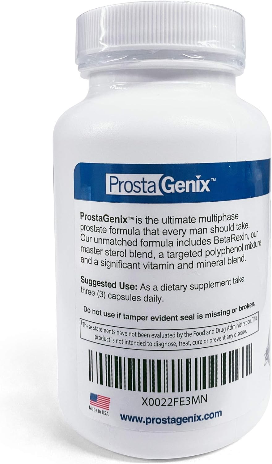Multiphase Prostate Supplement End Nighttime Bathroom Trips, Urgency, & More. 90 Capsules