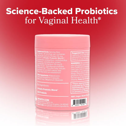O Positiv URO Vaginal Probiotics for Women pH Balance with Prebiotics & Lactobacillus Probiotic Blend